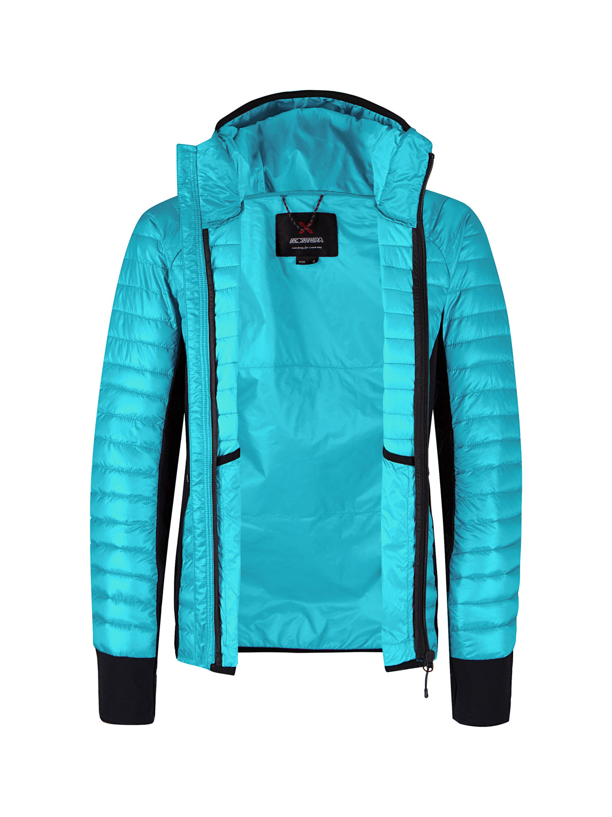 WALK HOODED JACKET WOMAN TURQUOISE