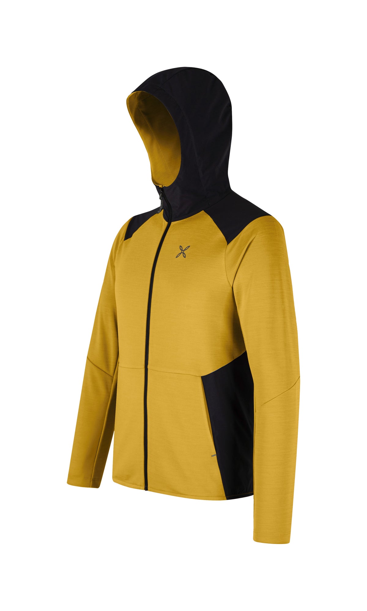 TIMELESS MIX HOODED MAGLIA MUSTARD