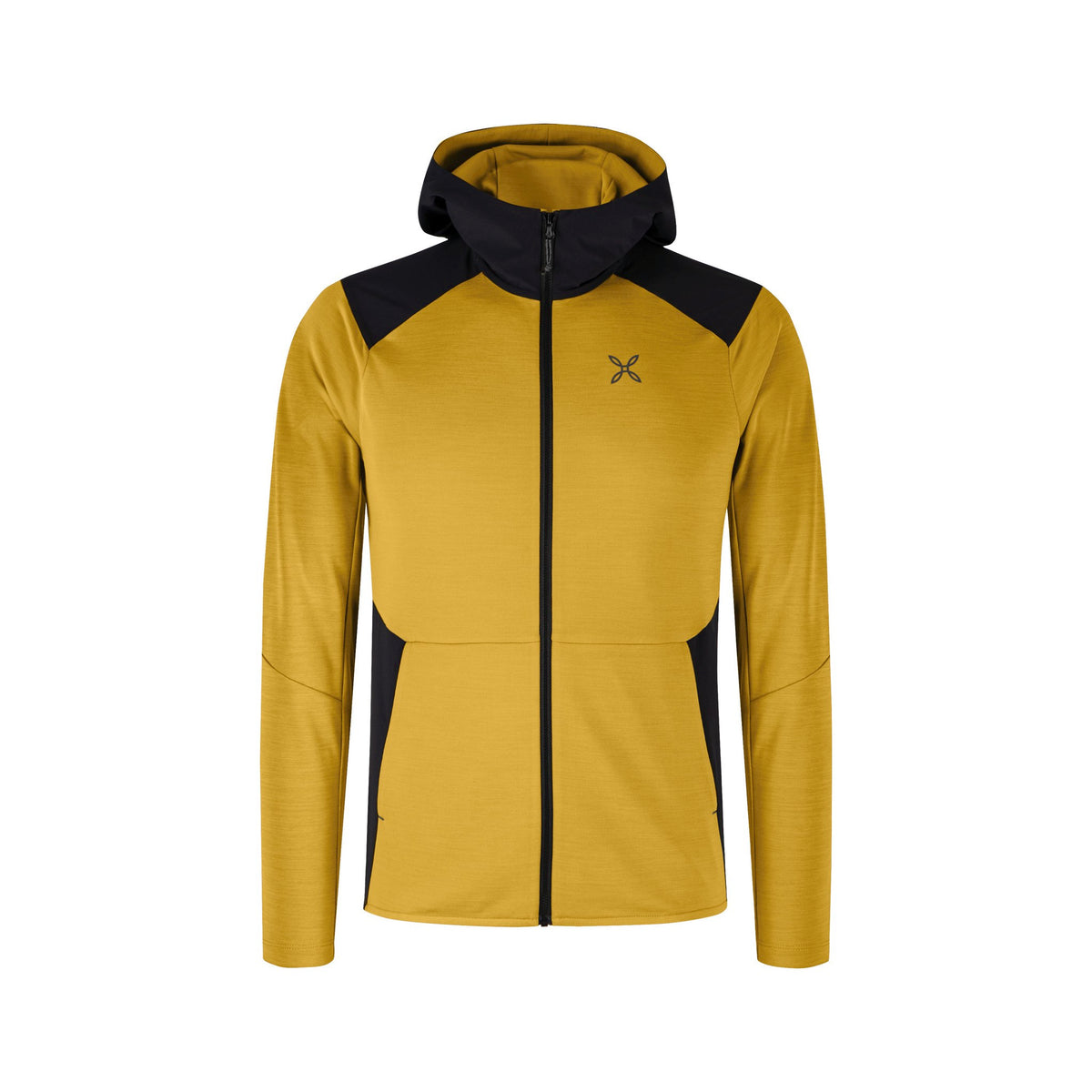 MONTURA TIMELESS MIX HOODED MAGLIA MUSTARD
