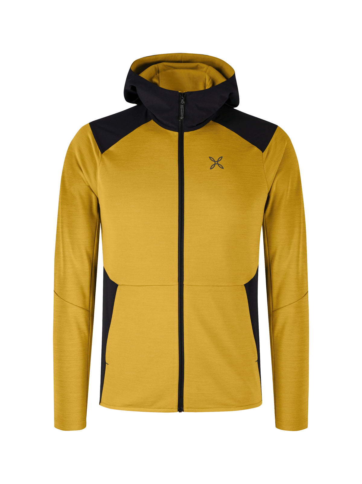TIMELESS MIX HOODED MAGLIA MUSTARD