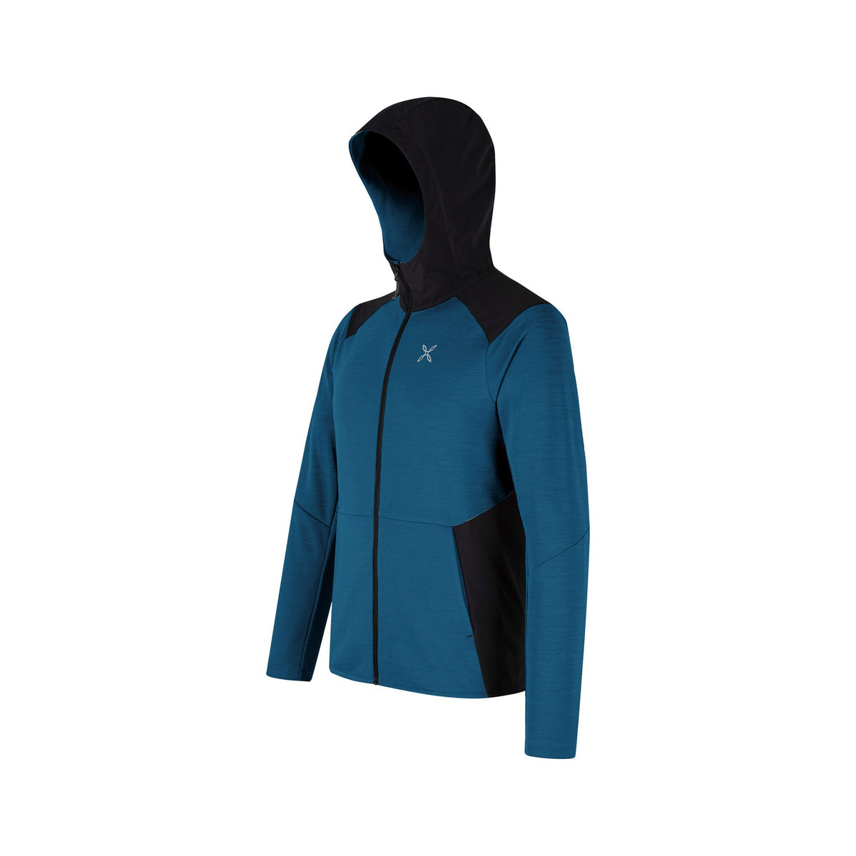 MONTURA TIMELESS MIX HOODED MAGLIA DEEP BLUE