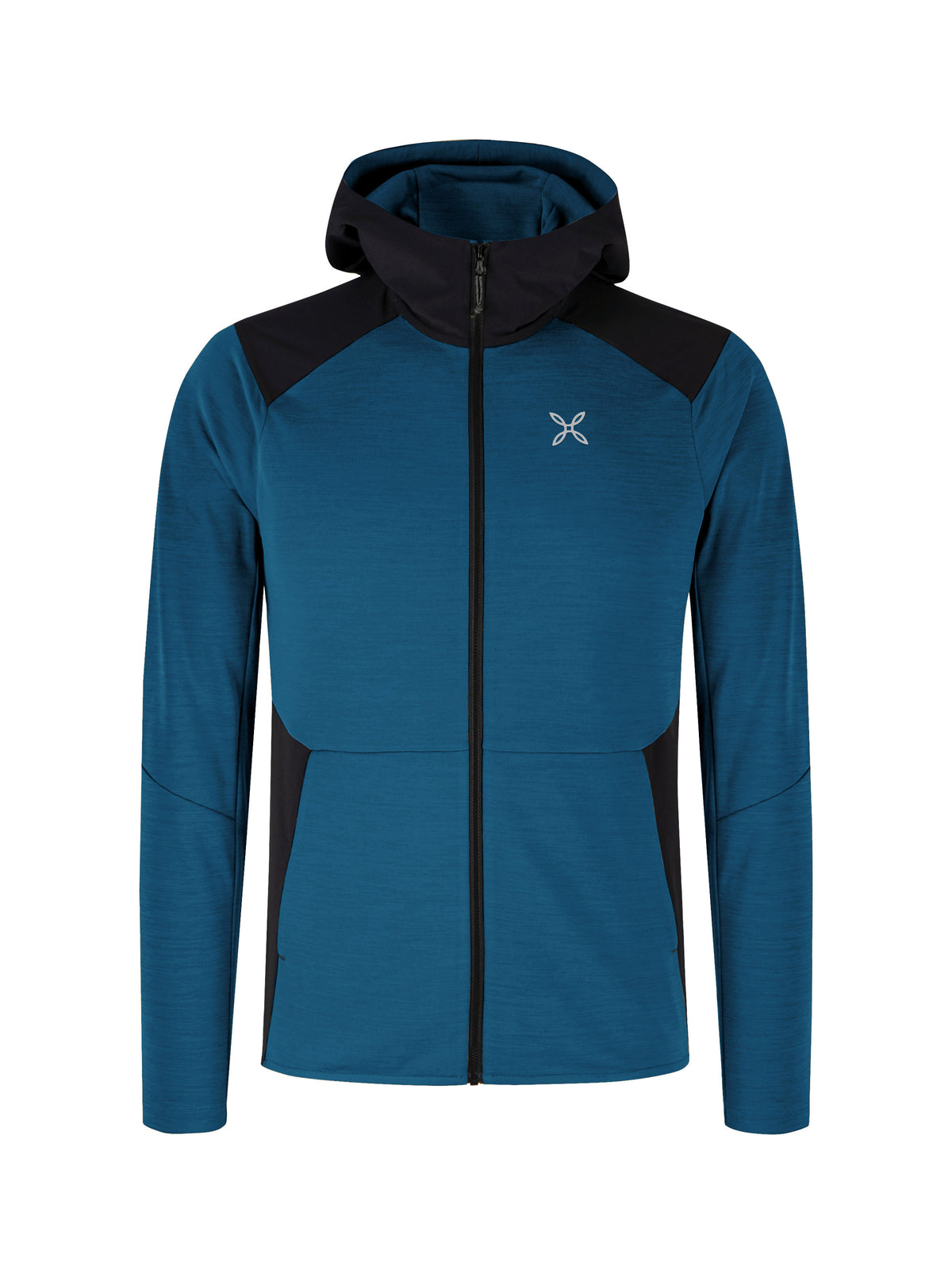 TIMELESS MIX HOODED MAGLIA DEEP BLUE