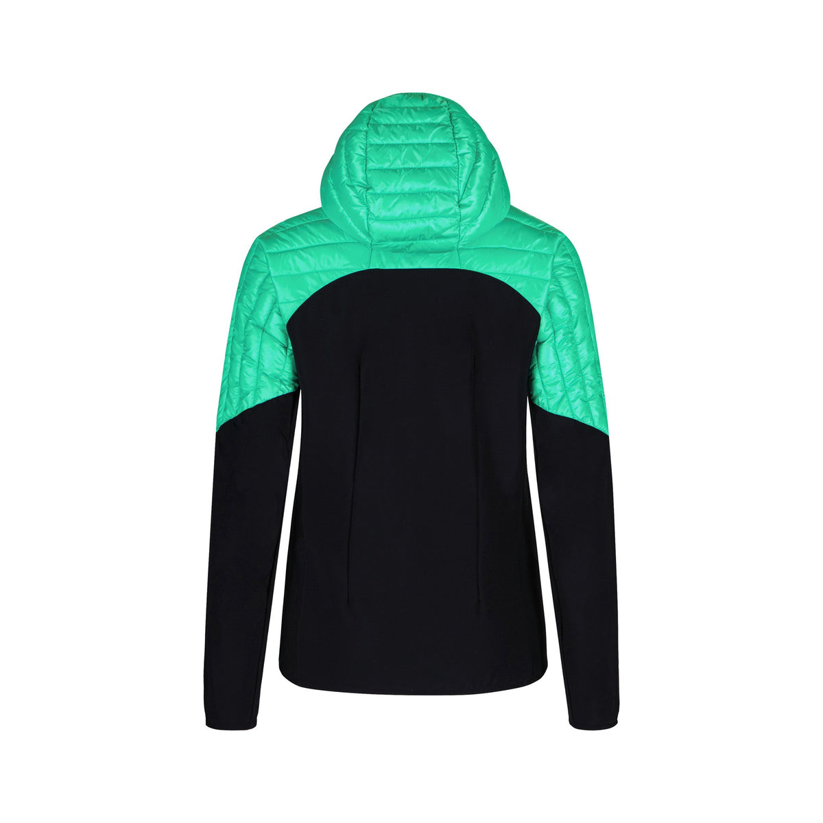 PEAK HYBRID HOODED JACKET WOM. BRIGHT TEAL