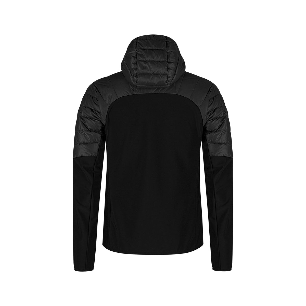 PEAK HYBRID HOODED JACKET BLACK