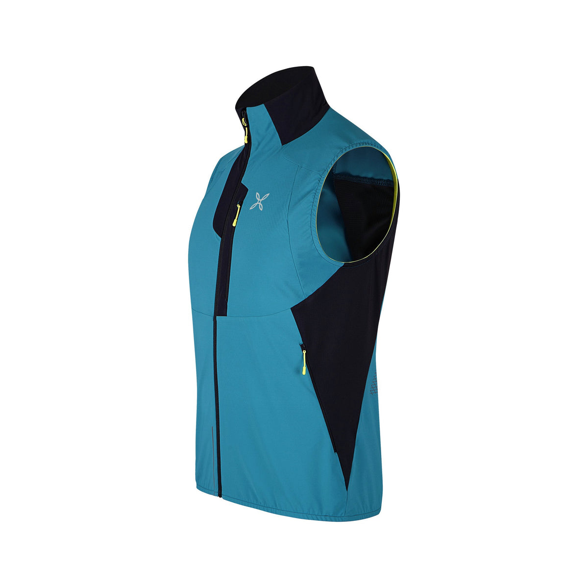 FLASH VEST STEEL BLUE/SUNNY LIME