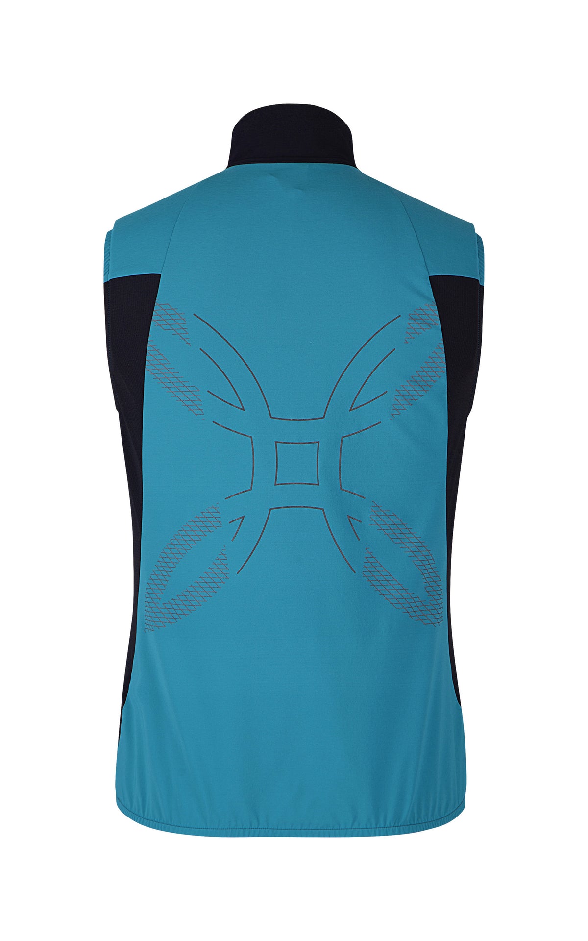 FLASH VEST STEEL BLUE/SUNNY LIME