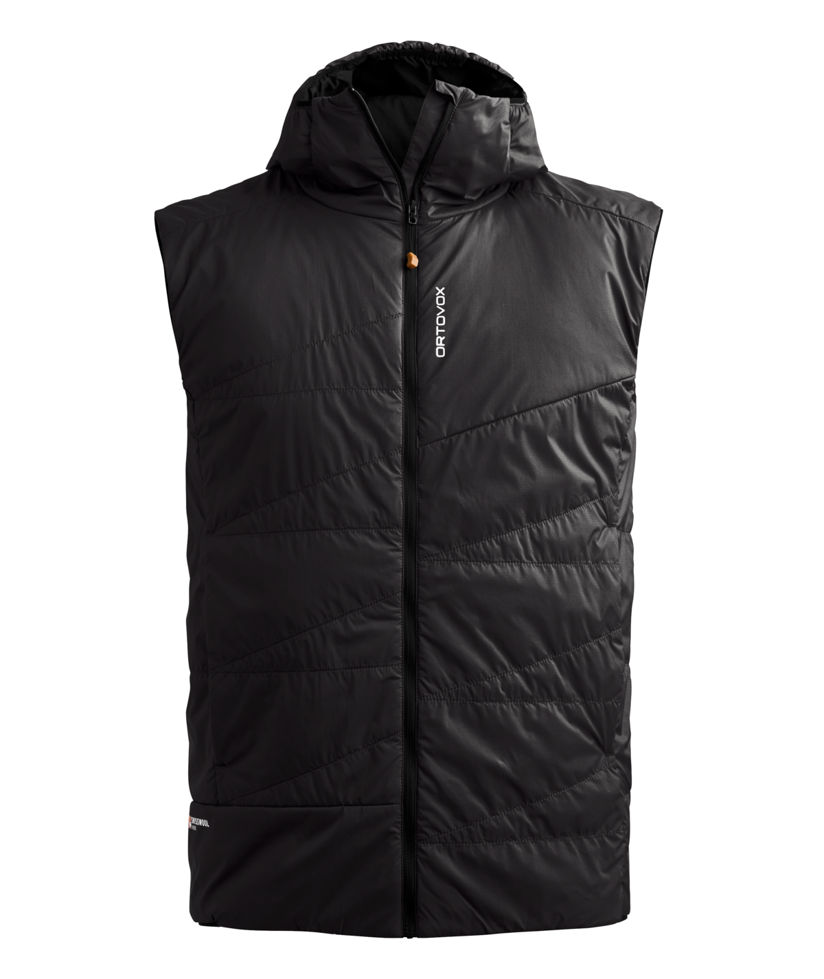SWISSWOOL PIZ DUAN VEST M black raven