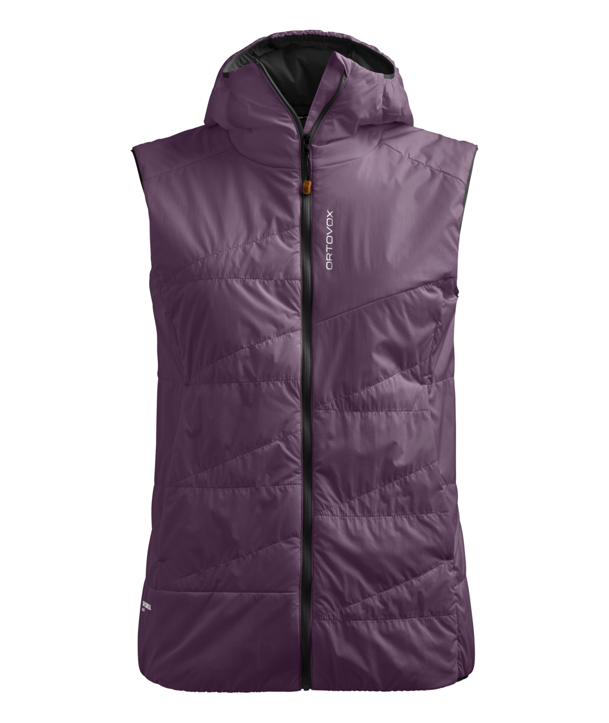 SWISSWOOL PIZ DUAN VEST W wild berry