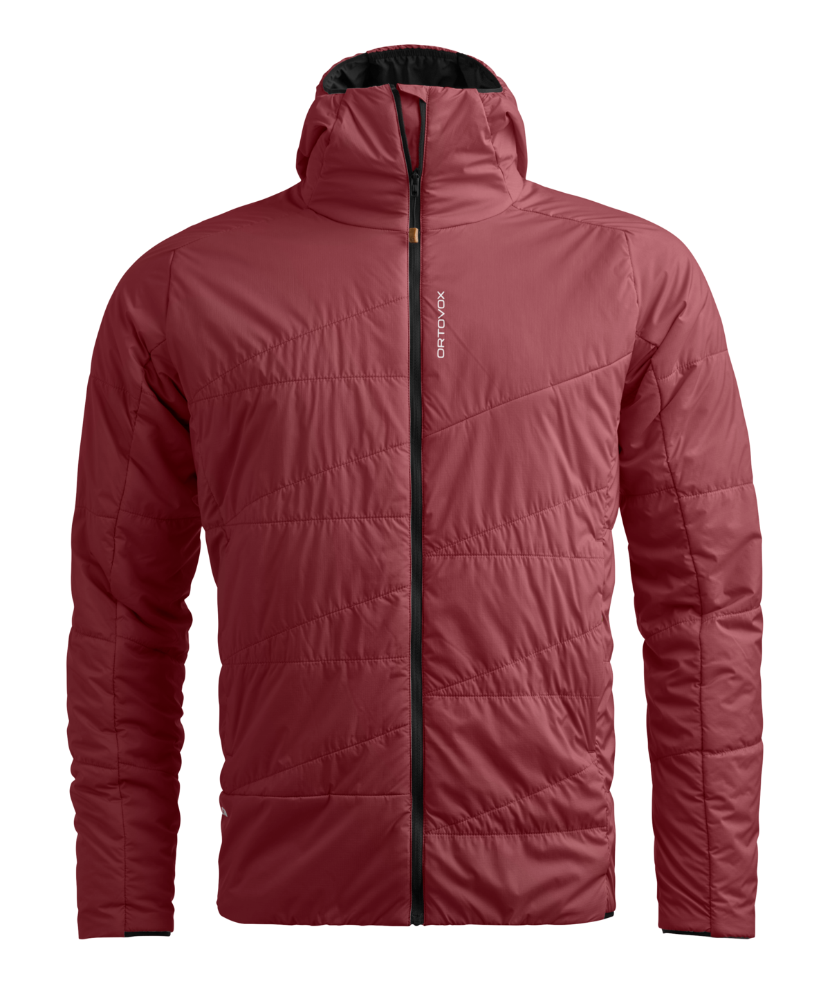 SWISSWOOL PIZ DUAN JACKET M red malbec