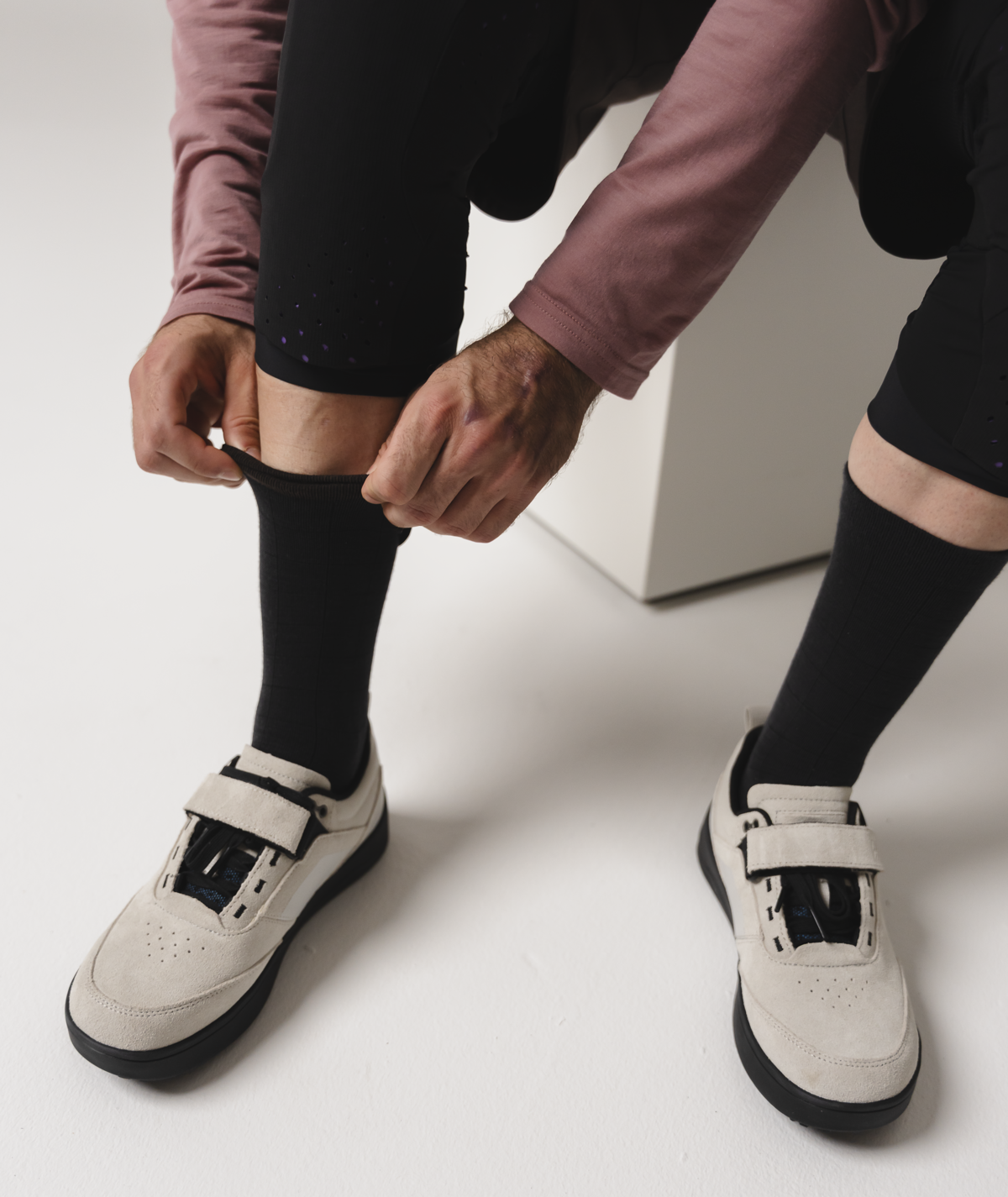 ORTOVOX MTB MID LIGHT SOCK M dark linen