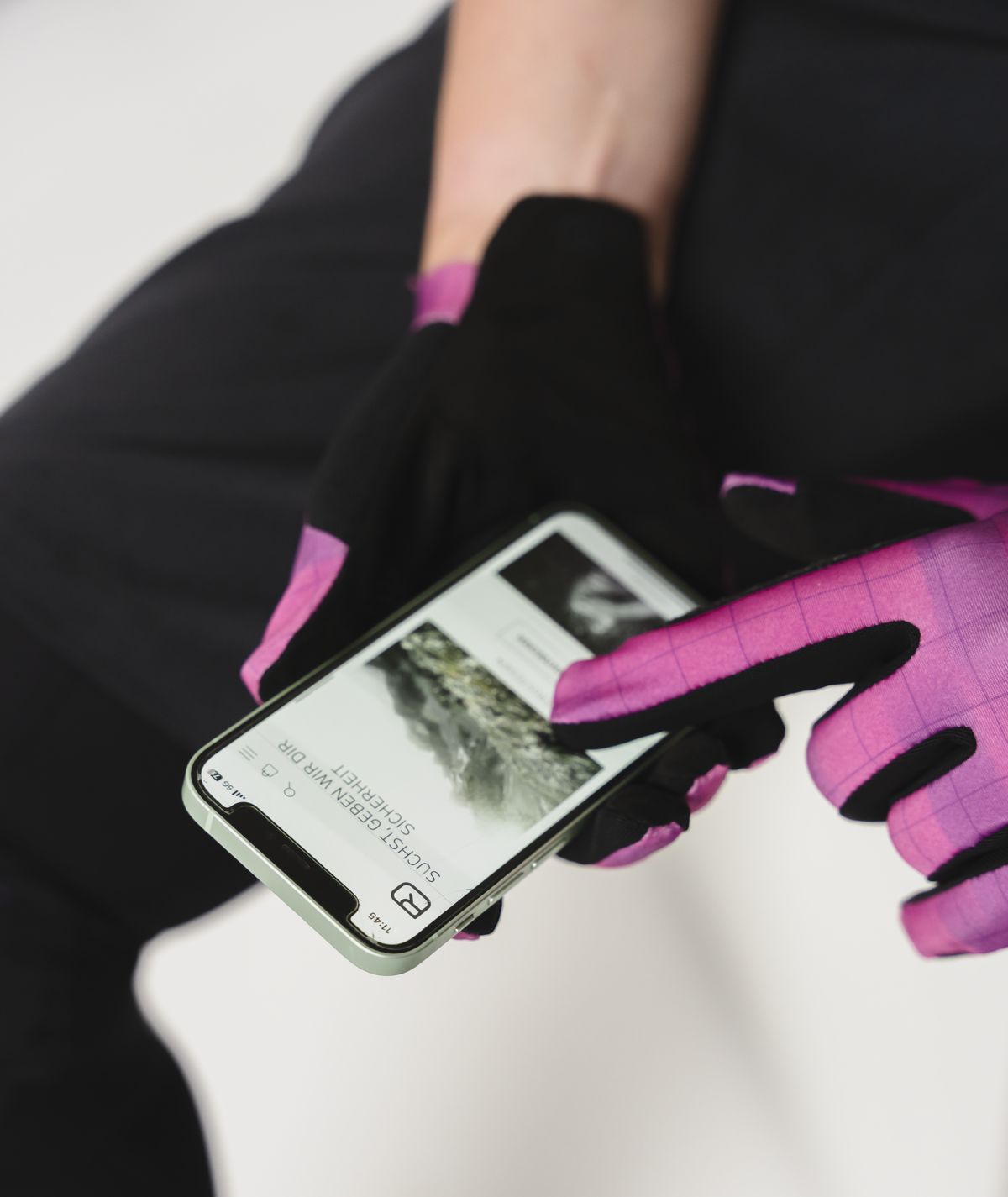 MTB LIGHT GLOVE W dark linen motion aop