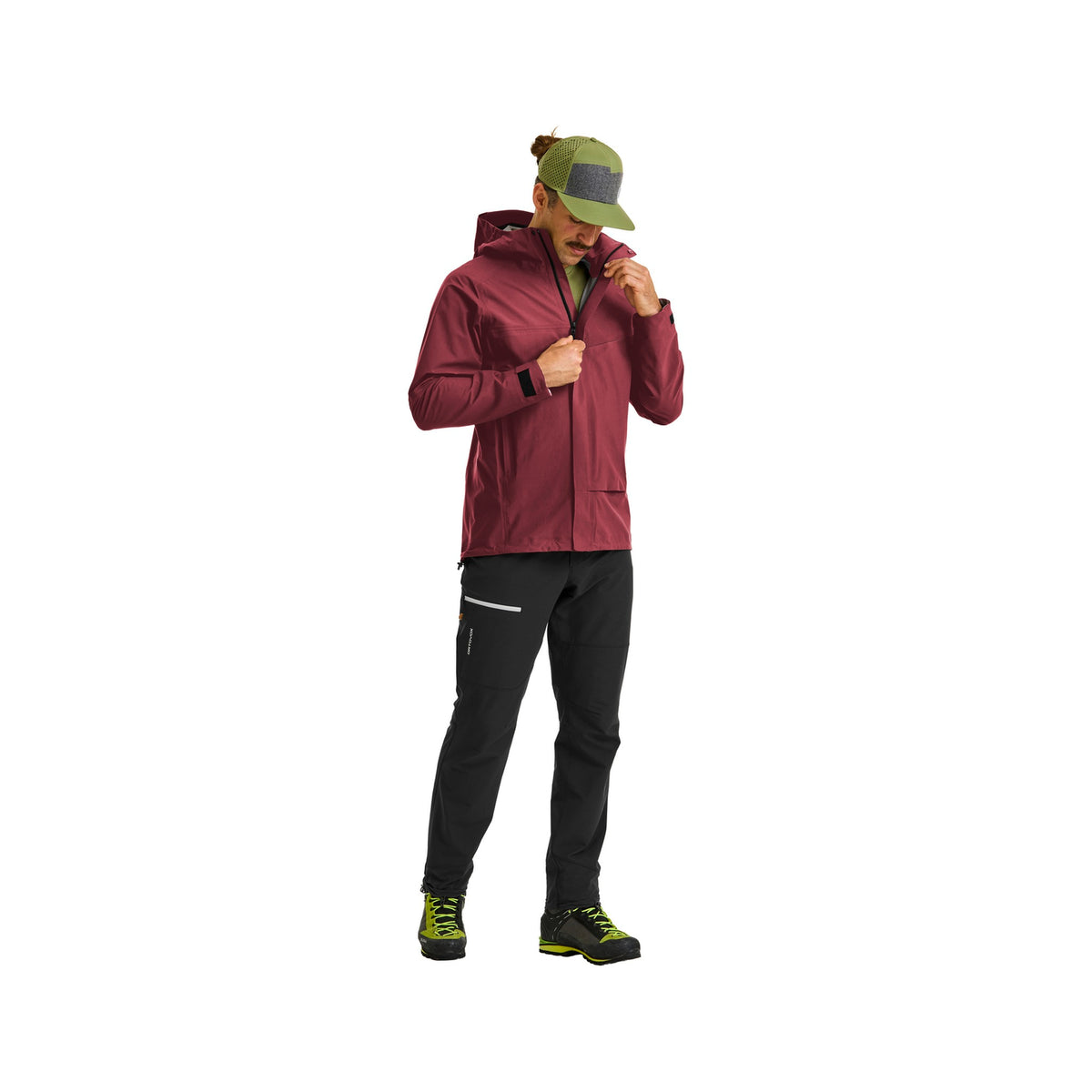 ORTOVOX SECEDA 3L JACKET M red malbec