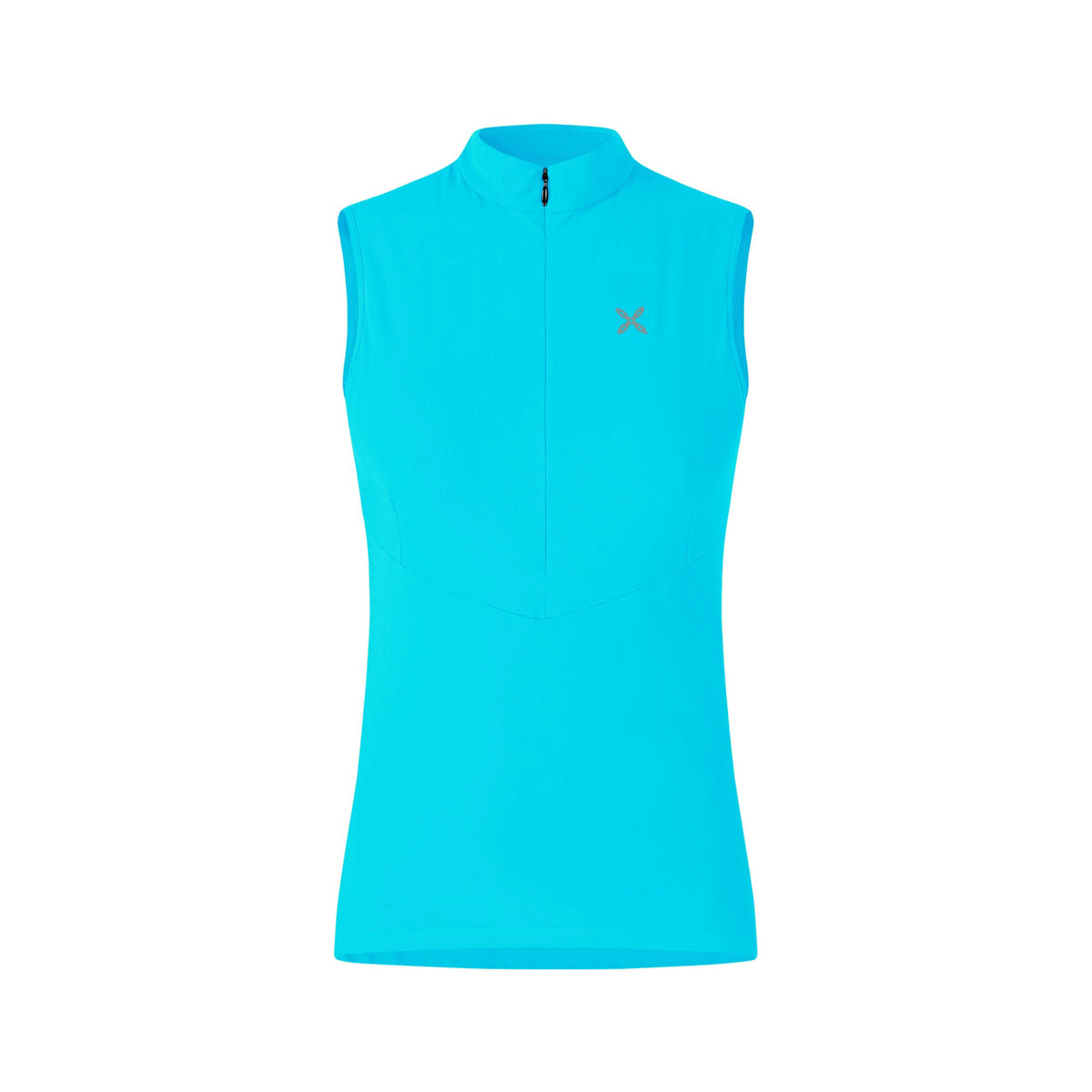 MONTURA SENSI ZIP CANOTTA WOMAN TURQUOISE