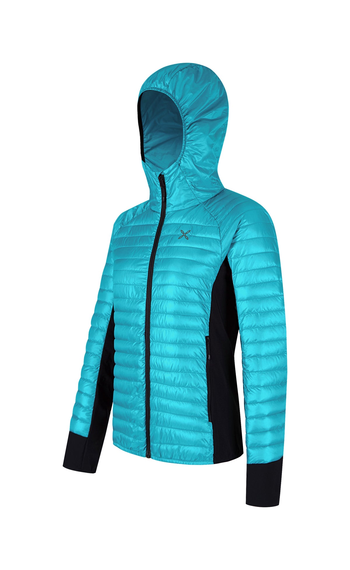 WALK HOODED JACKET WOMAN TURQUOISE