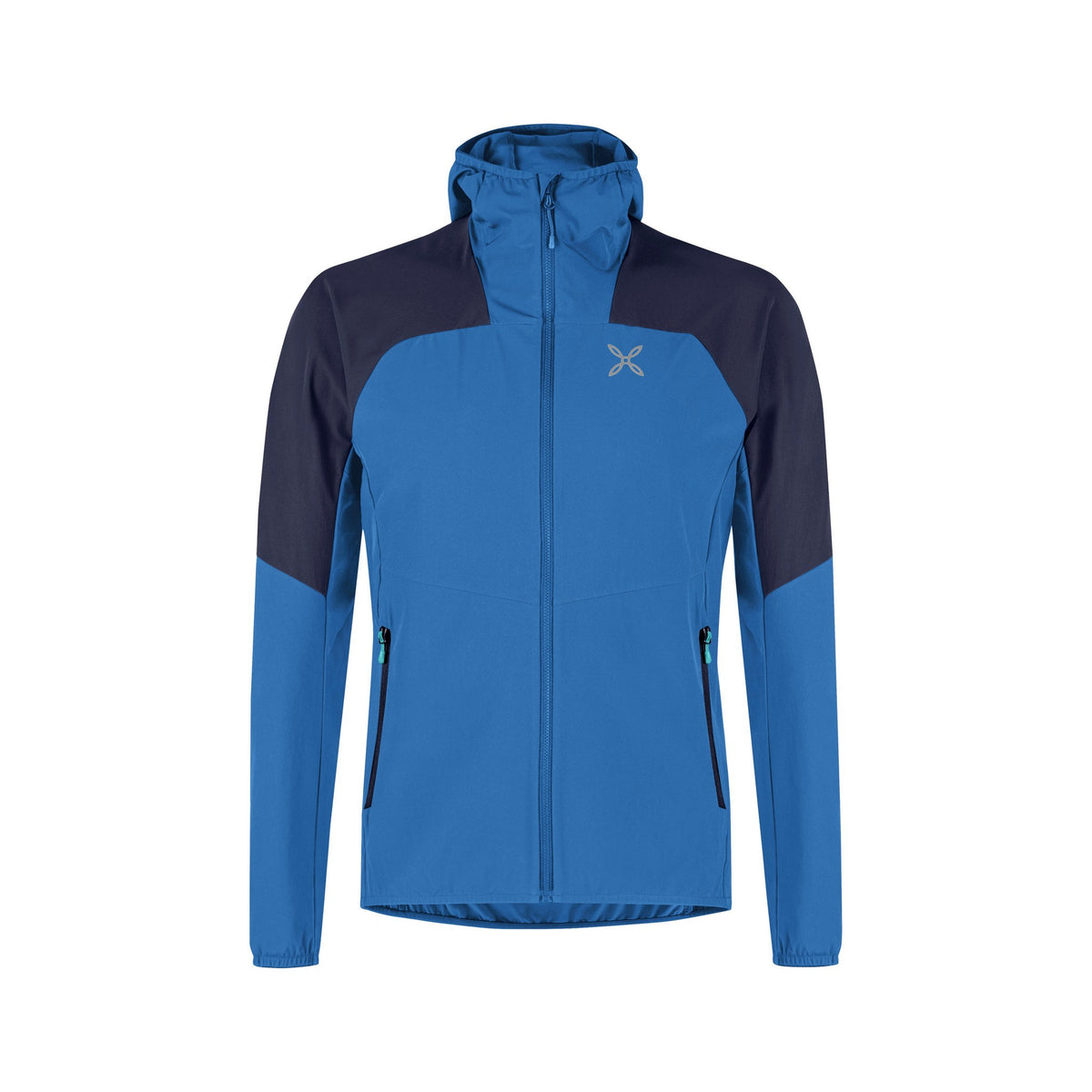 MONTURA RISE HOODED JACKET B BLUE GRAPHITE BLUE