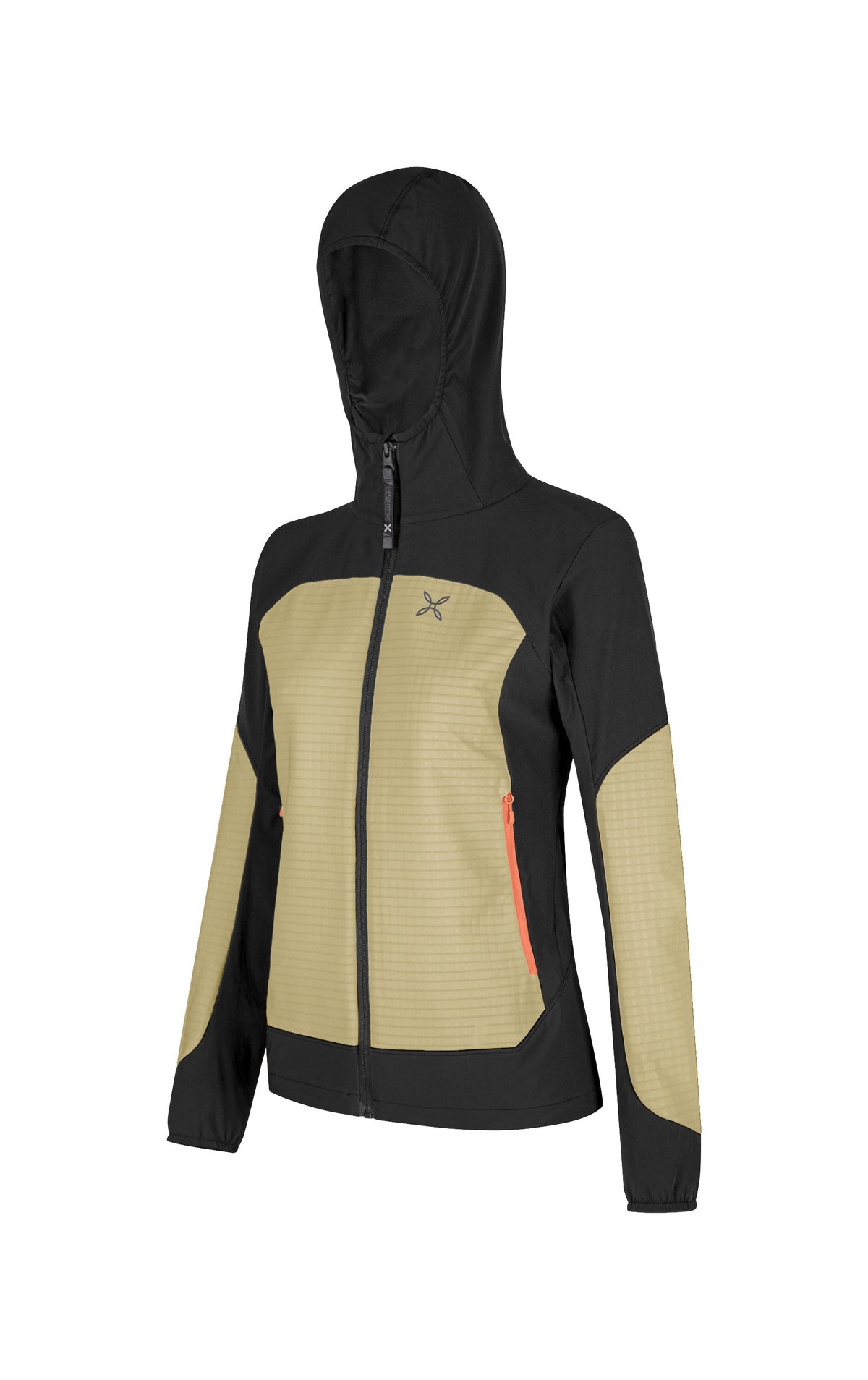 SEED HOODED JACKET WOMAN DESERT BEIGE MELON