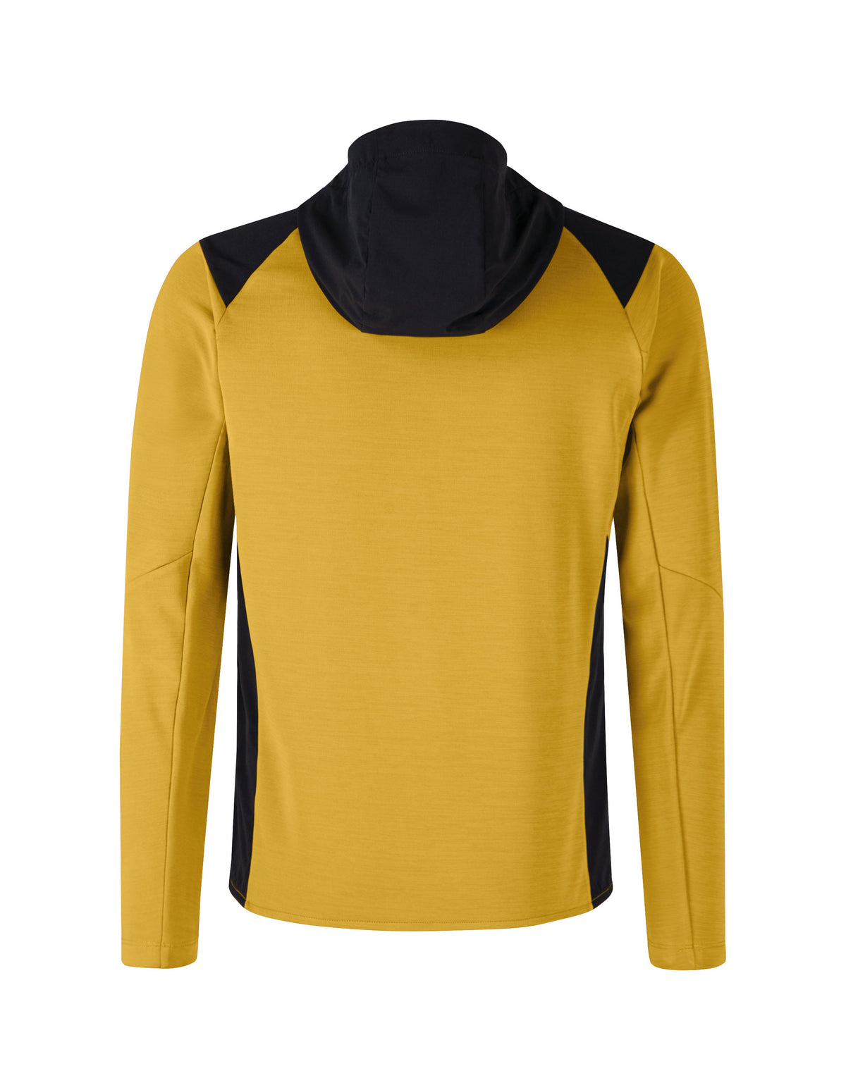 TIMELESS MIX HOODED MAGLIA MUSTARD