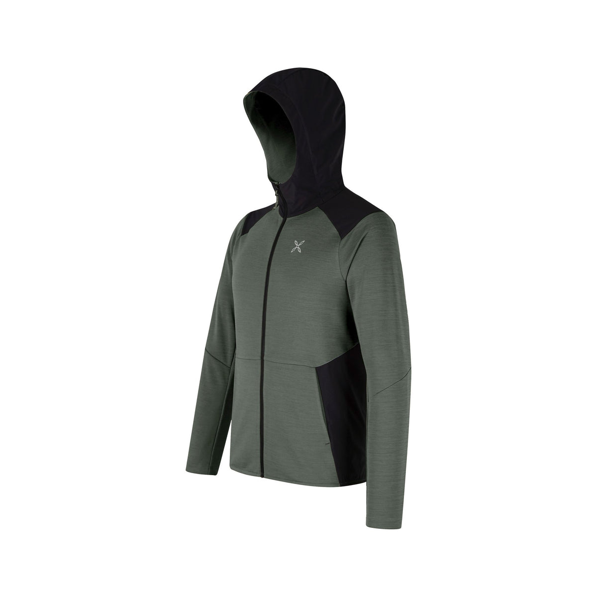 MONTURA TIMELESS MIX HOODED MAGLIA VERDE SALVIA
