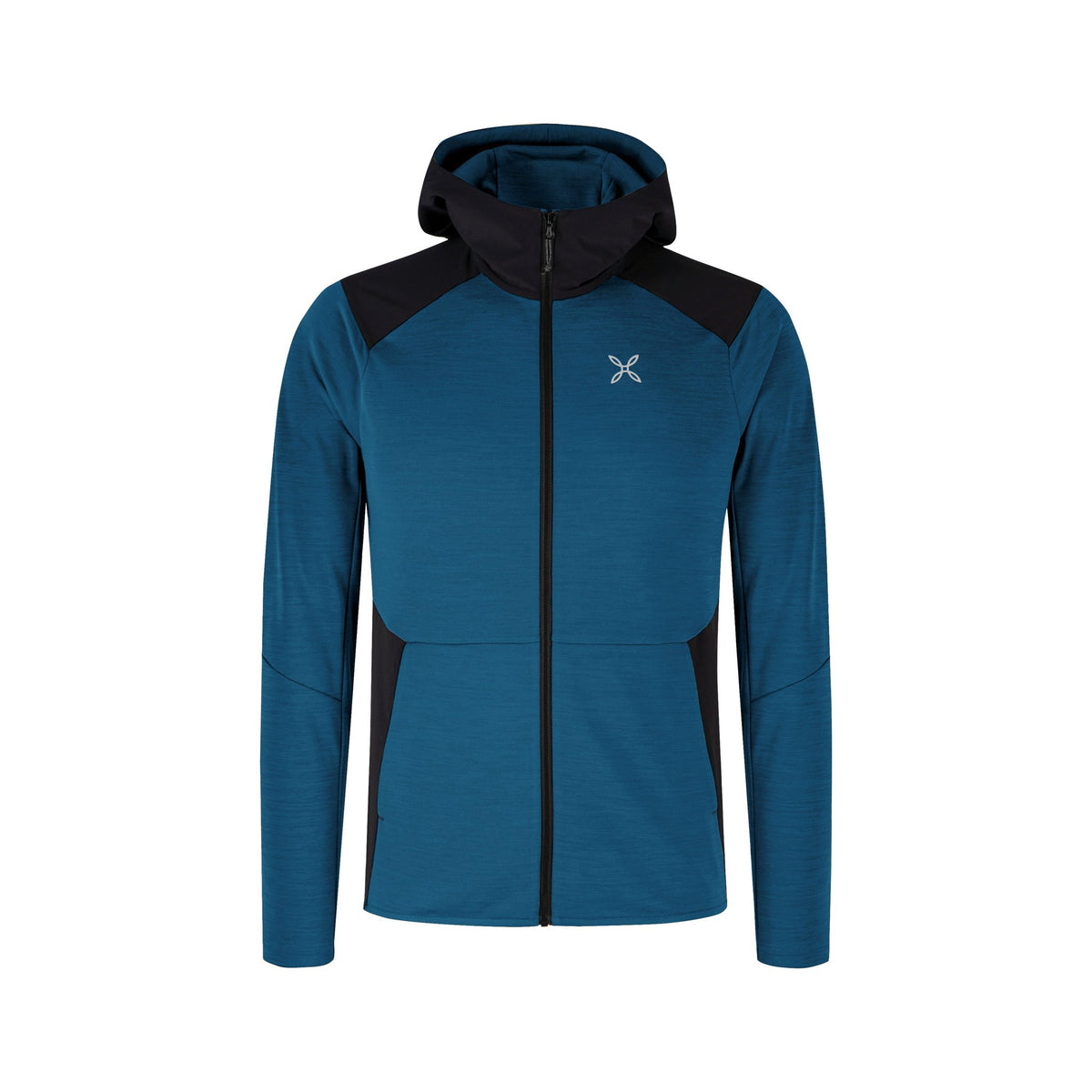 MONTURA TIMELESS MIX HOODED MAGLIA DEEP BLUE