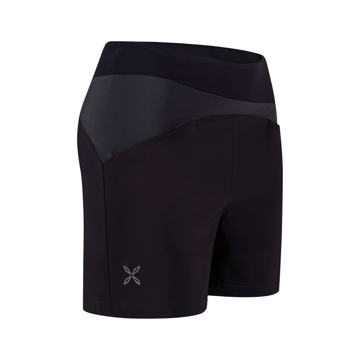 LOOM SHORTS WOMAN BLACK ANTRACITE
