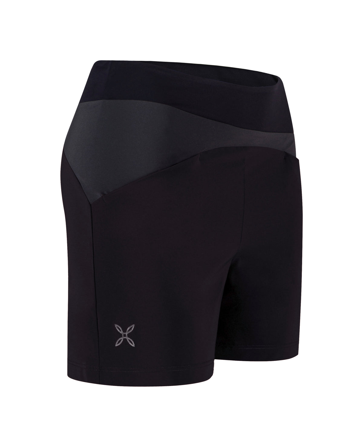 LOOM SHORTS WOMAN BLACK ANTRACITE