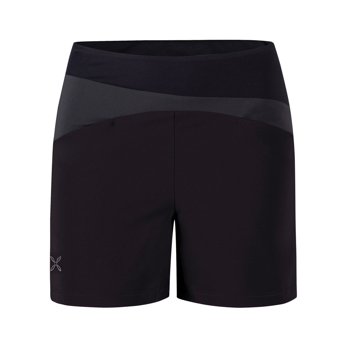 LOOM SHORTS WOMAN BLACK ANTRACITE