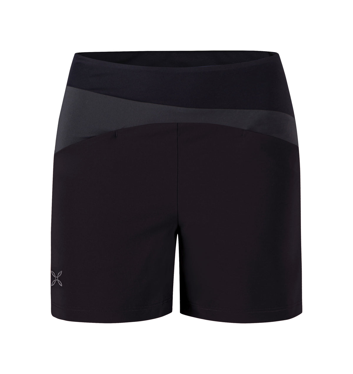 LOOM SHORTS WOMAN BLACK ANTRACITE
