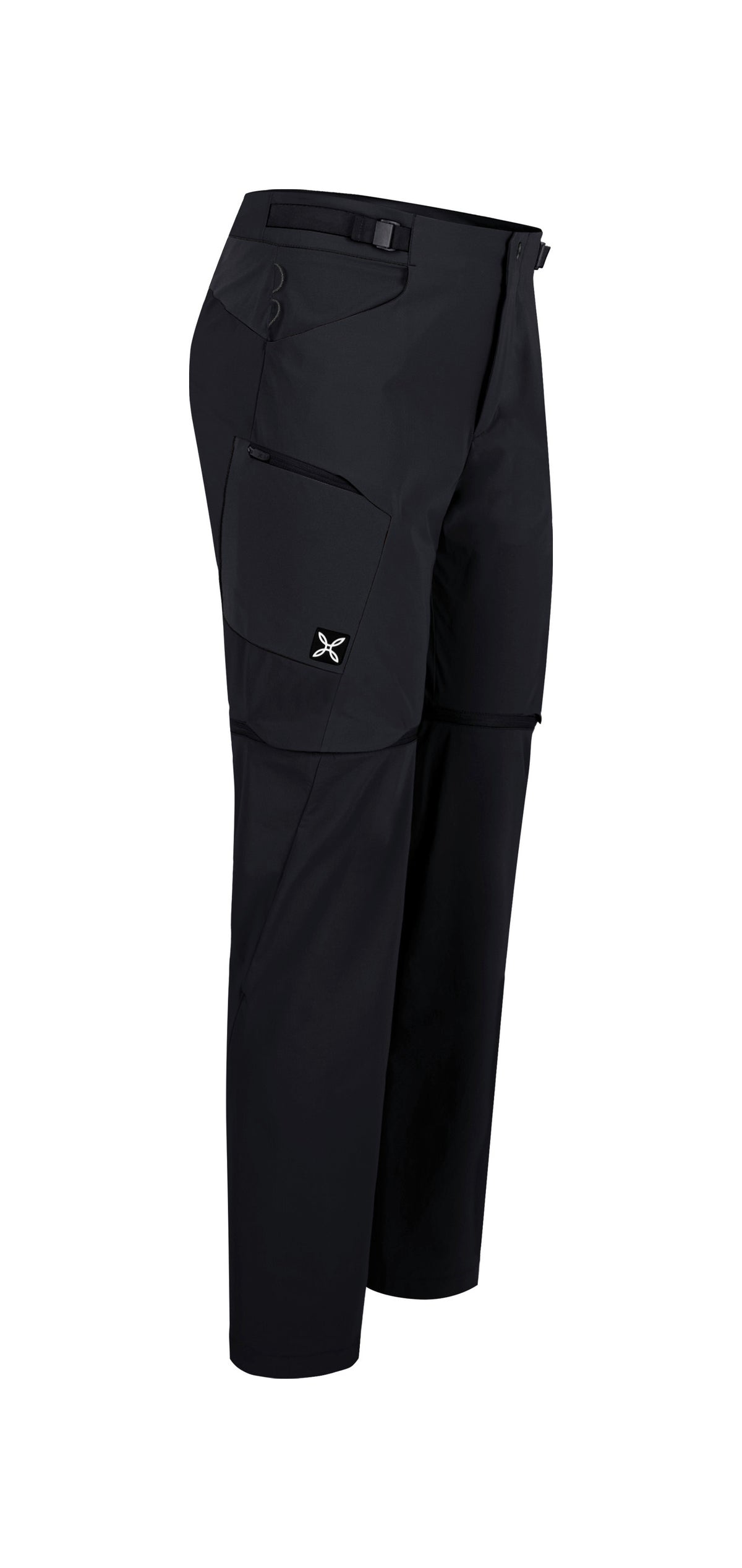 ALTAI ZIP OFF PANTS BLACK