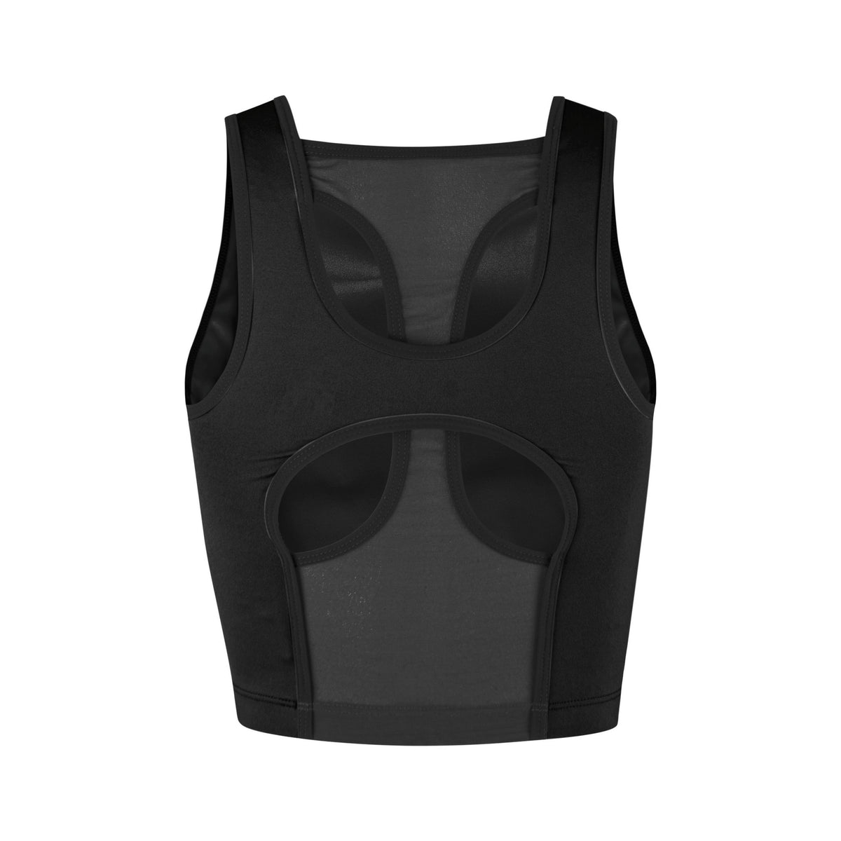 CRIMP LOGO TOP WOMAN BLACK