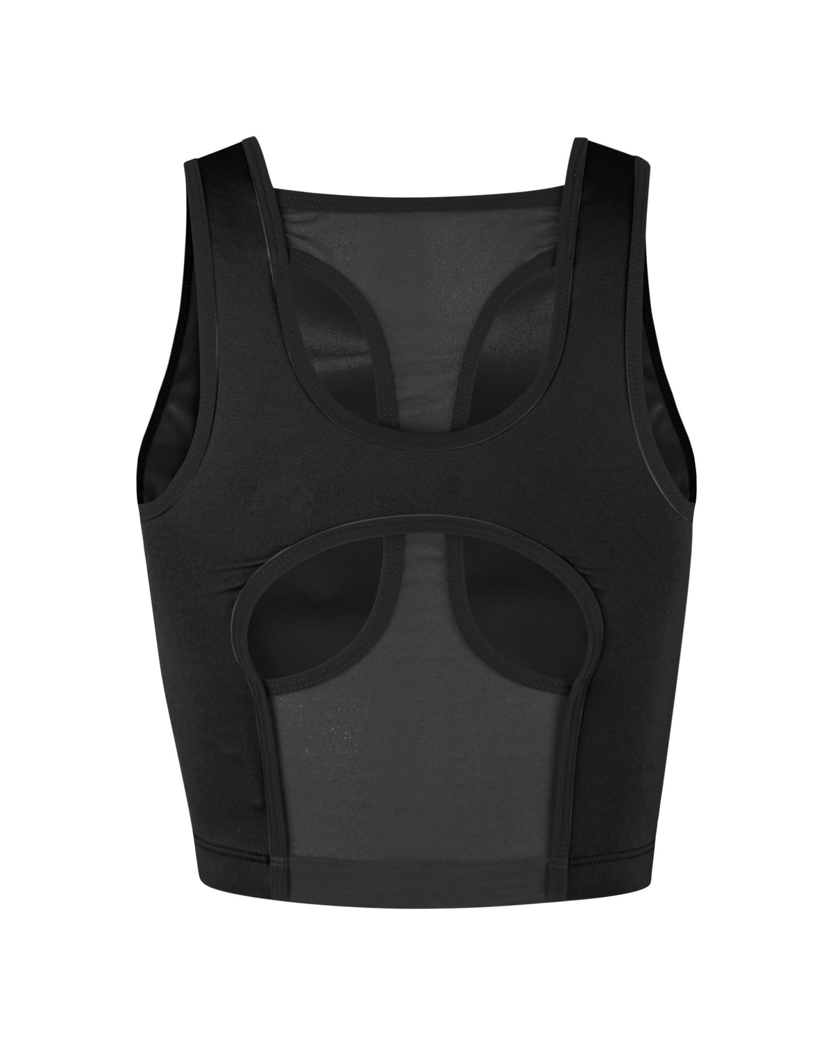 CRIMP LOGO TOP WOMAN BLACK
