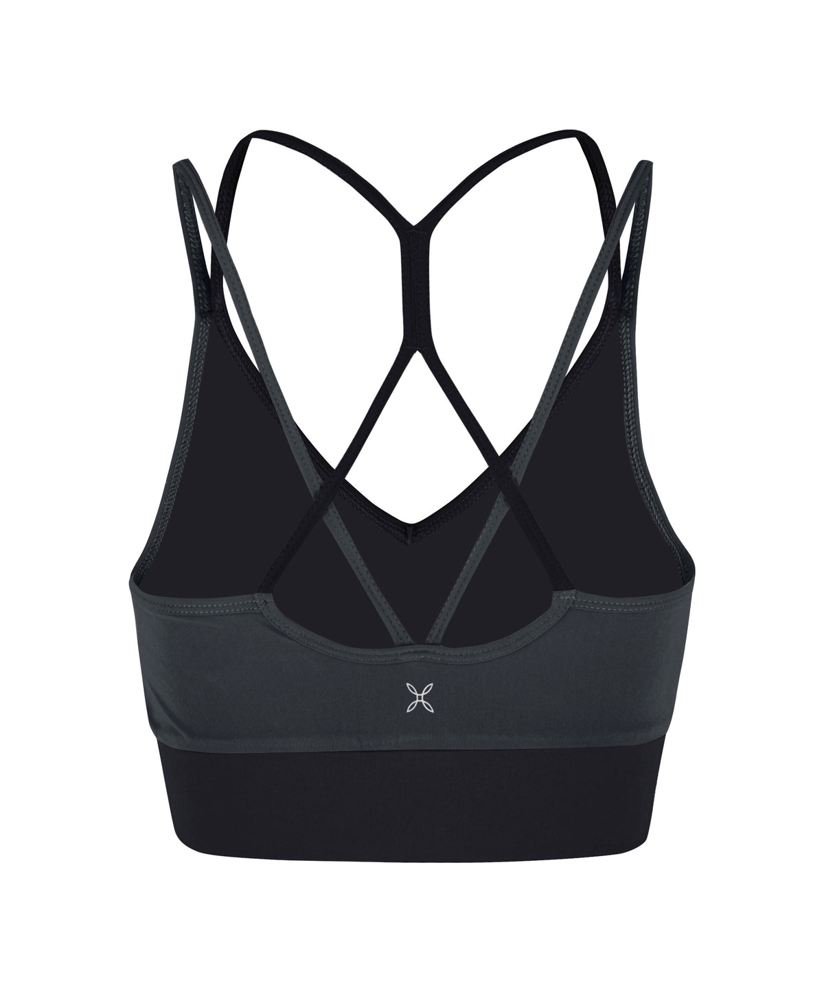 CRIMP CROSS BRA WOMAN BLACK PIOMBO