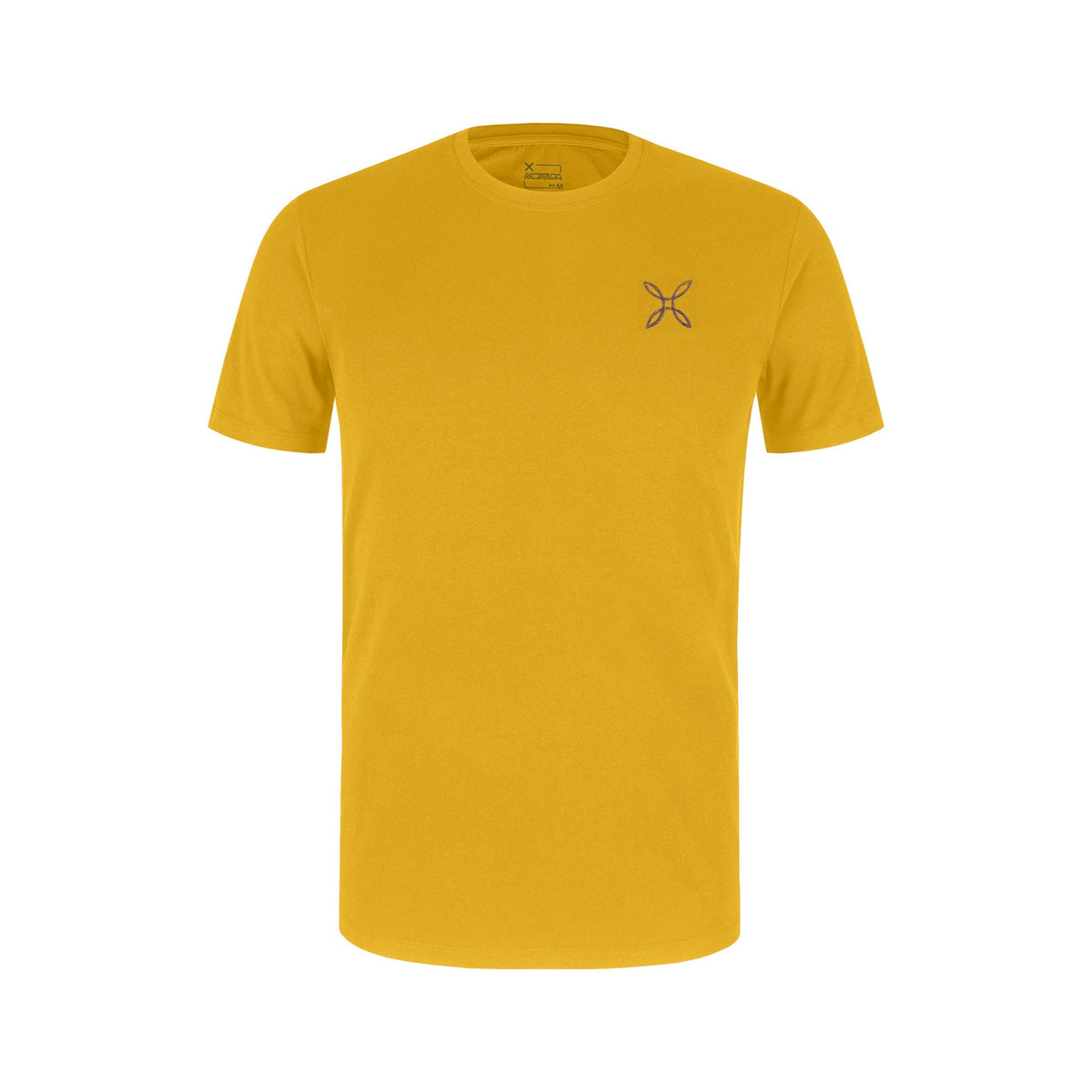 MONTURA PENCIL LOGO T-SHIRT MUSTARD