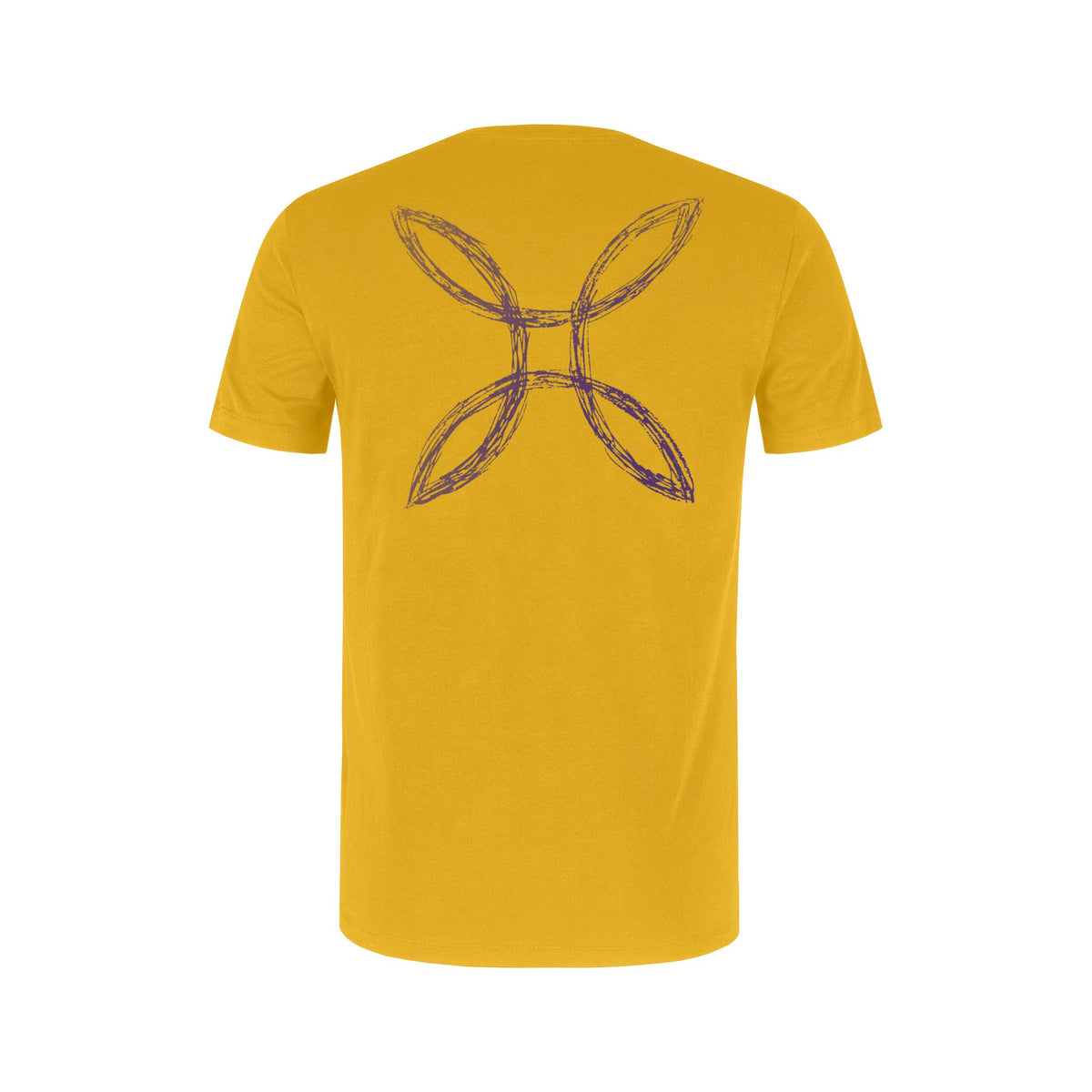 MONTURA PENCIL LOGO T-SHIRT MUSTARD