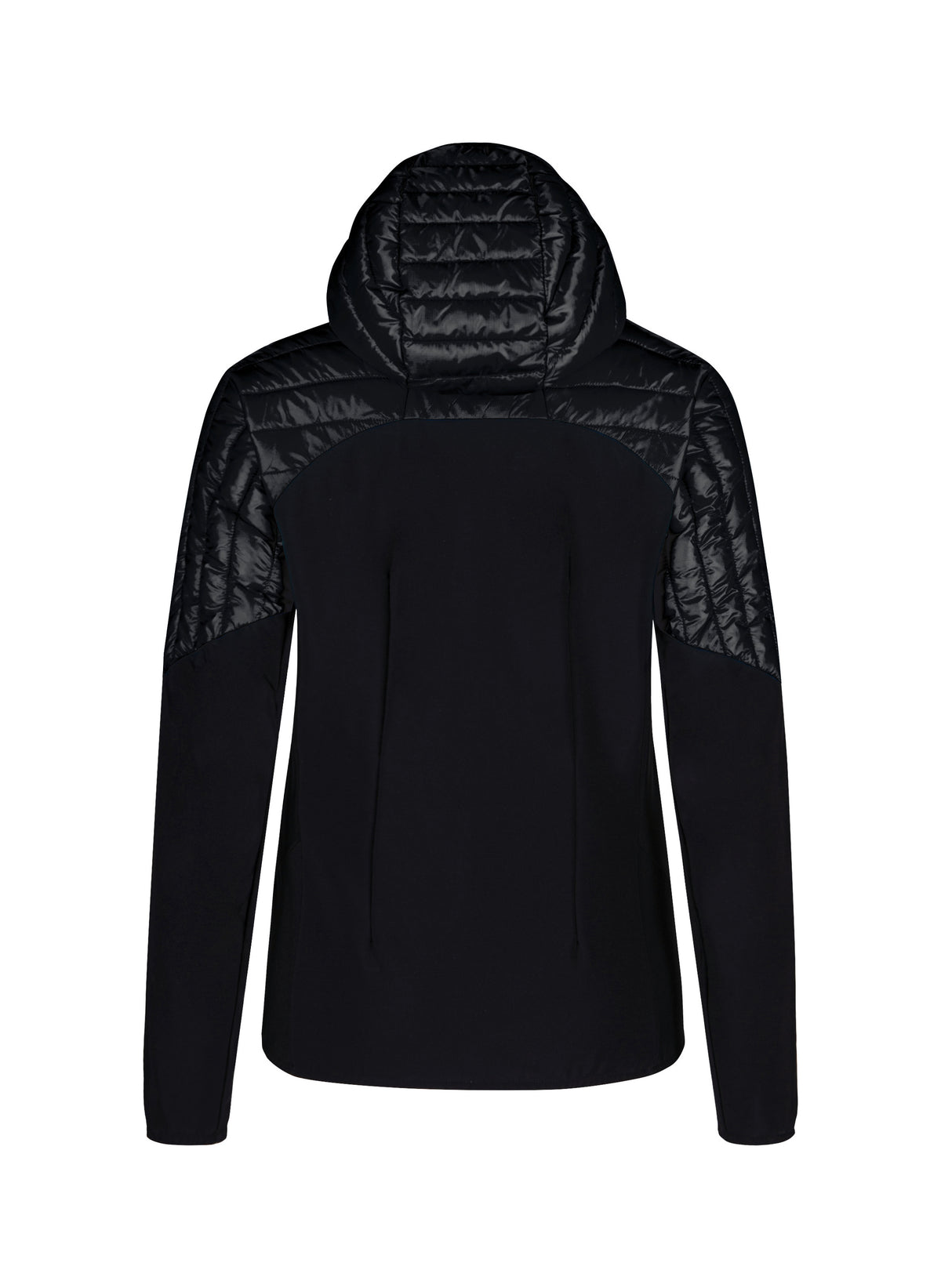 PEAK HYBRID HOODED JACKET WOM. BLACK