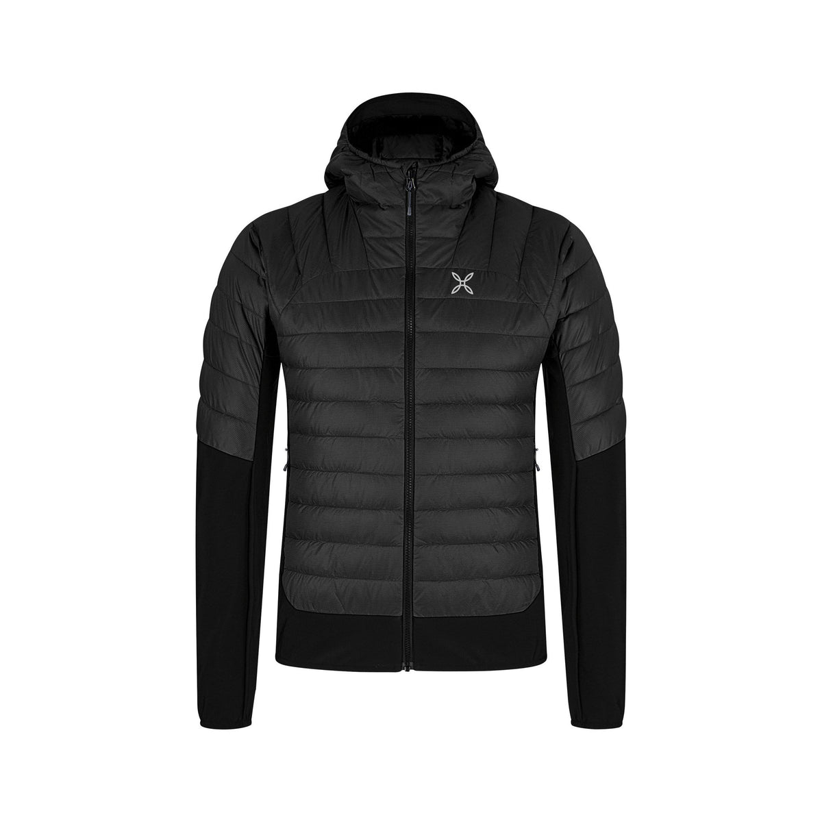 PEAK HYBRID HOODED JACKET BLACK