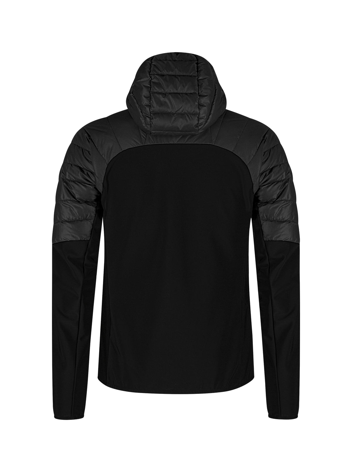 PEAK HYBRID HOODED JACKET BLACK