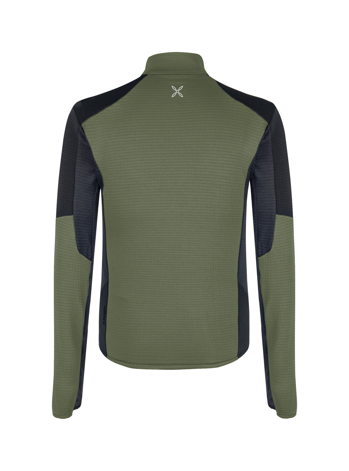 STRETCH COLOR MAGLIA VERDE SALVIA/BLACK