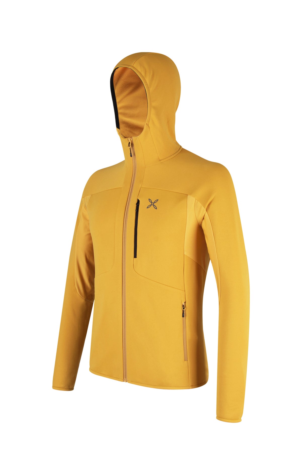 SMOOTH 2 HOODED MAGLIA MUSTARD
