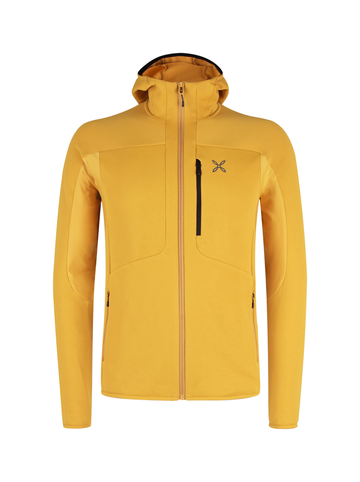 SMOOTH 2 HOODED MAGLIA MUSTARD