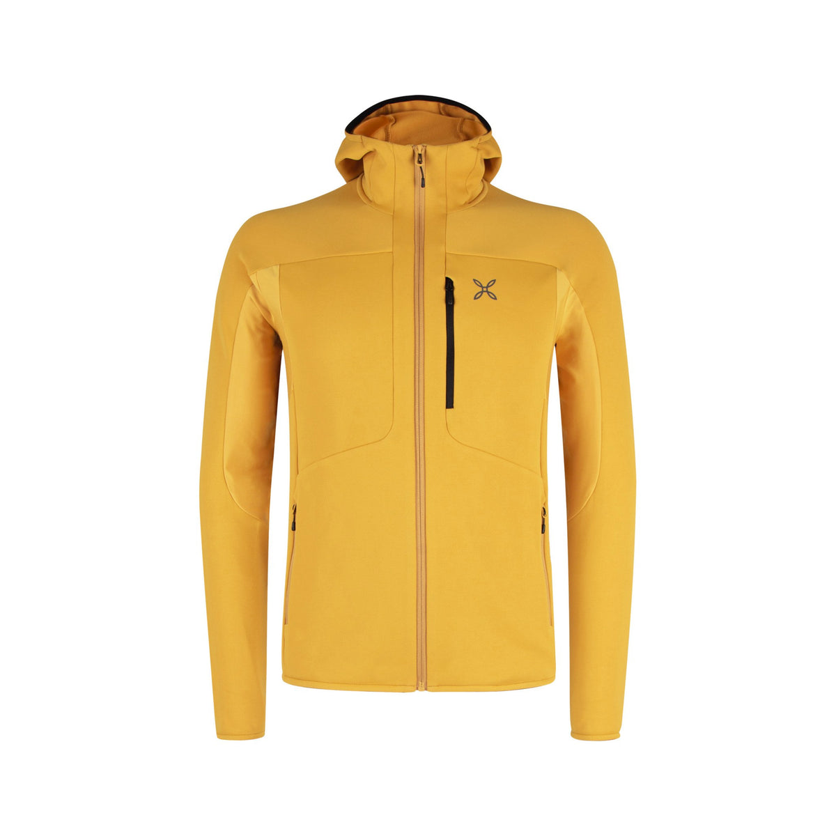 SMOOTH 2 HOODED MAGLIA MUSTARD