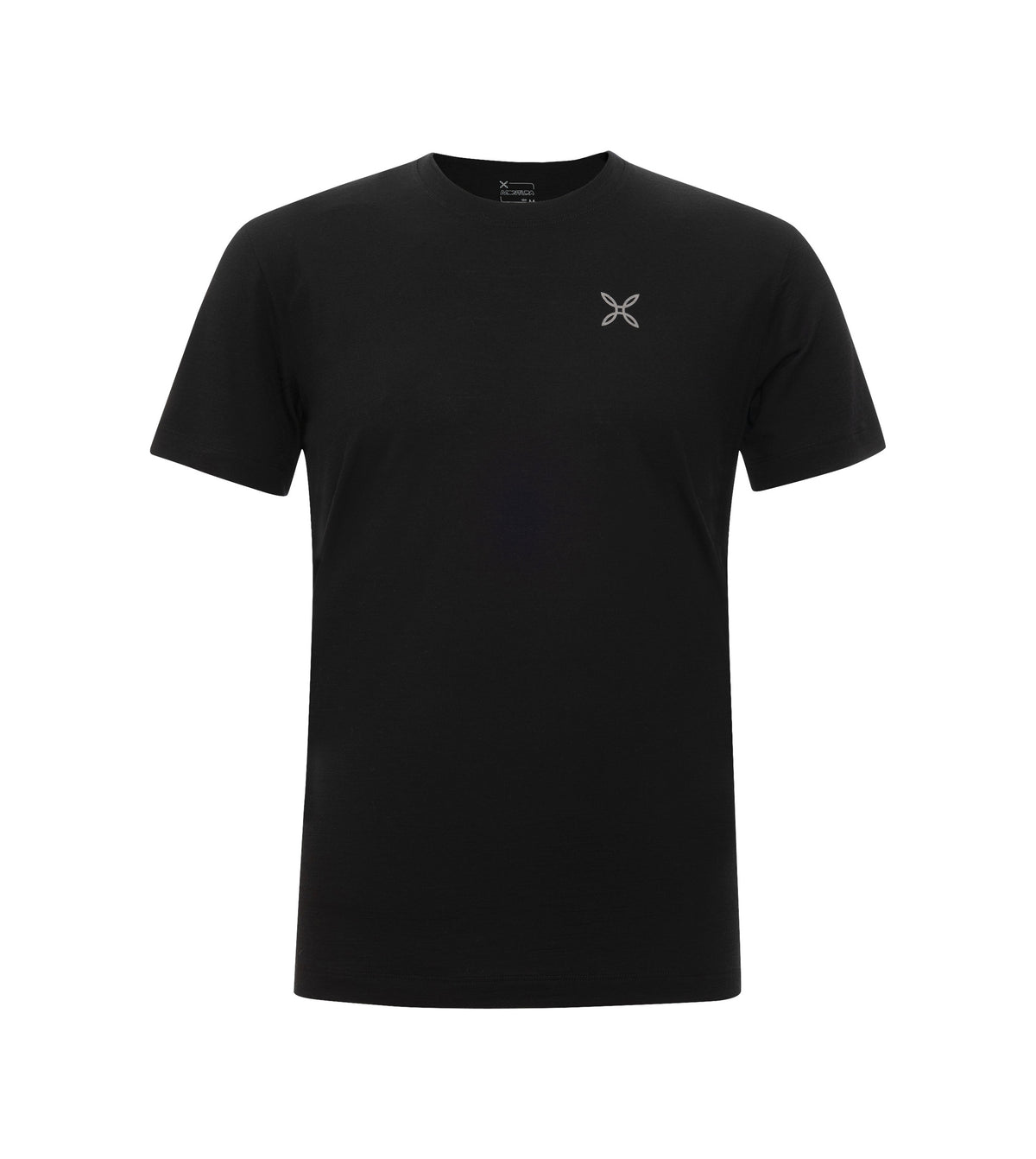 LOGO MERINO T-SHIRT BLACK