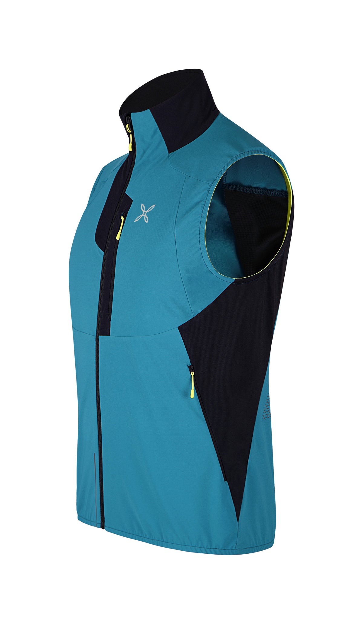FLASH VEST STEEL BLUE/SUNNY LIME