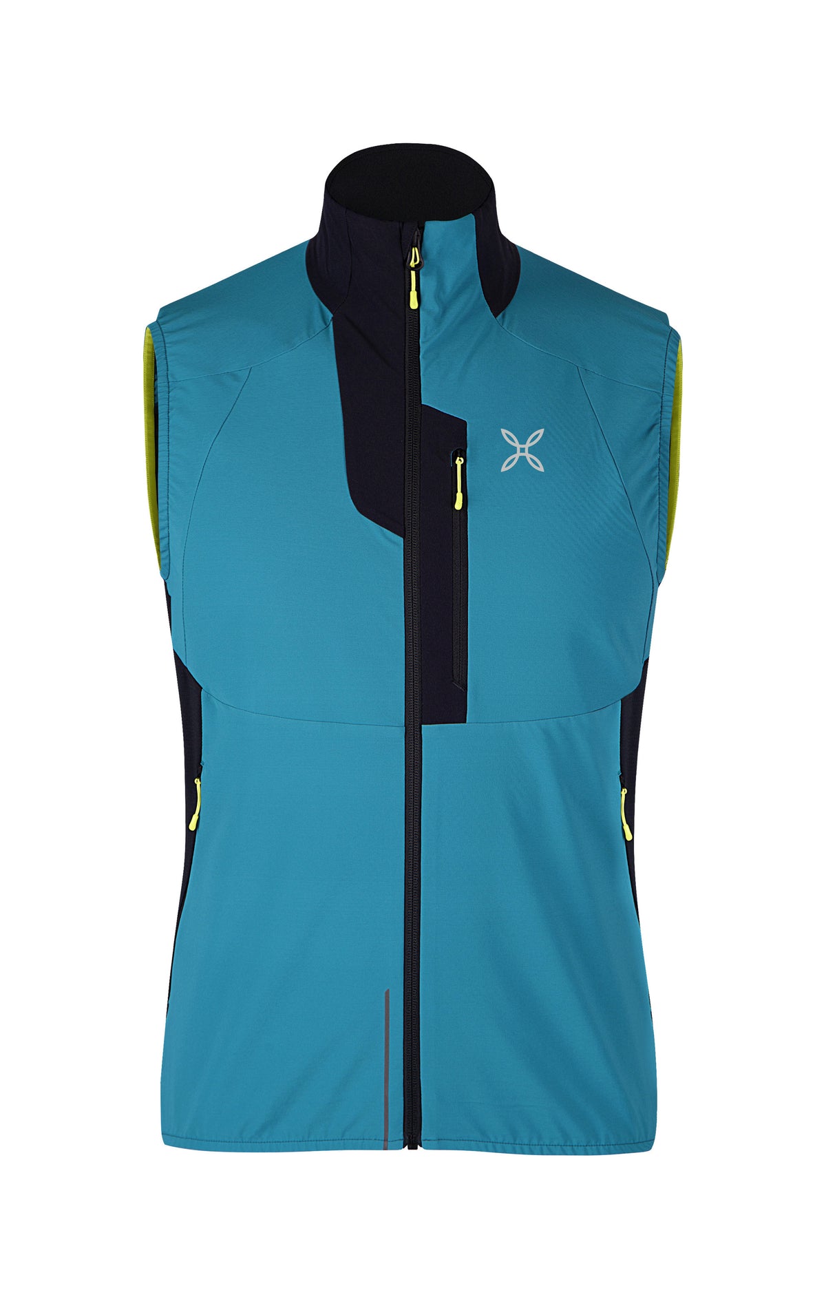 FLASH VEST STEEL BLUE/SUNNY LIME