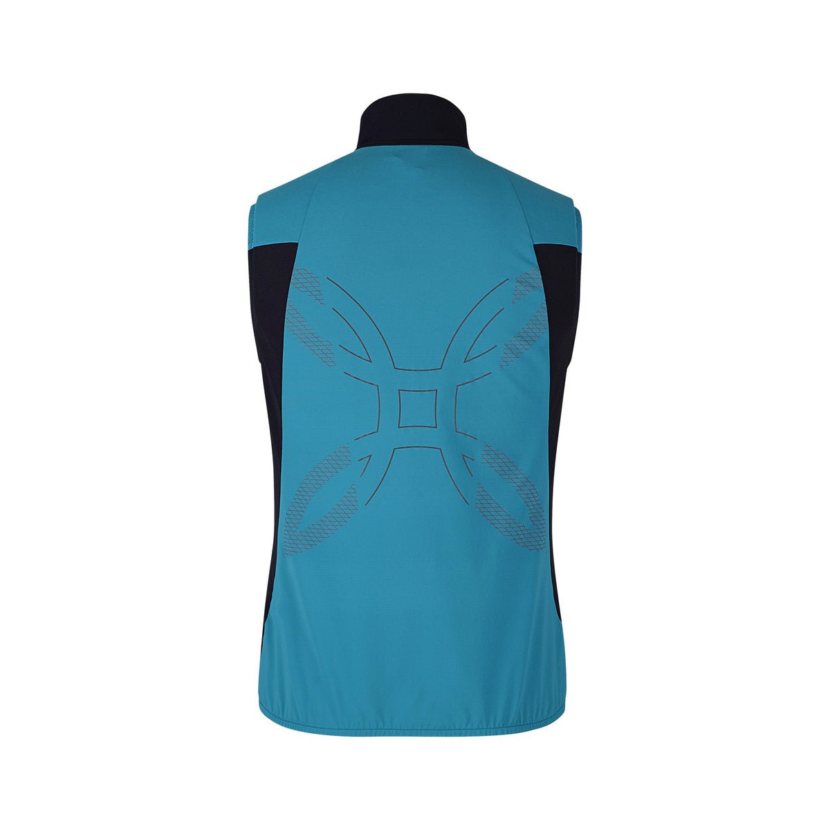 FLASH VEST STEEL BLUE/SUNNY LIME
