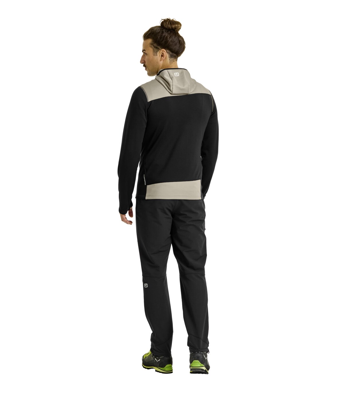 FLEECE LIGHT HOODY M black raven
