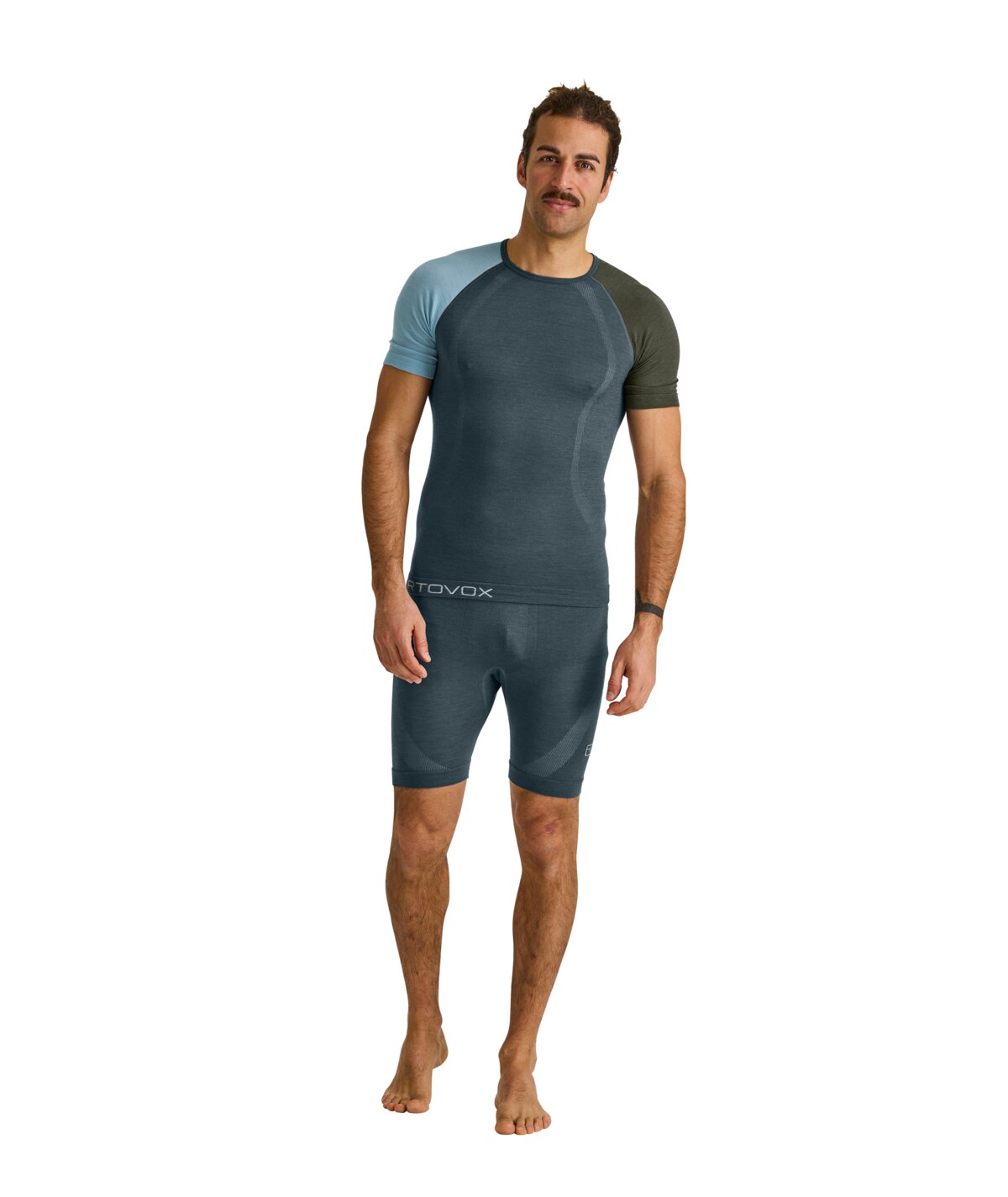 120 COMP LIGHT SHORT SLEEVE M dark arctic grey