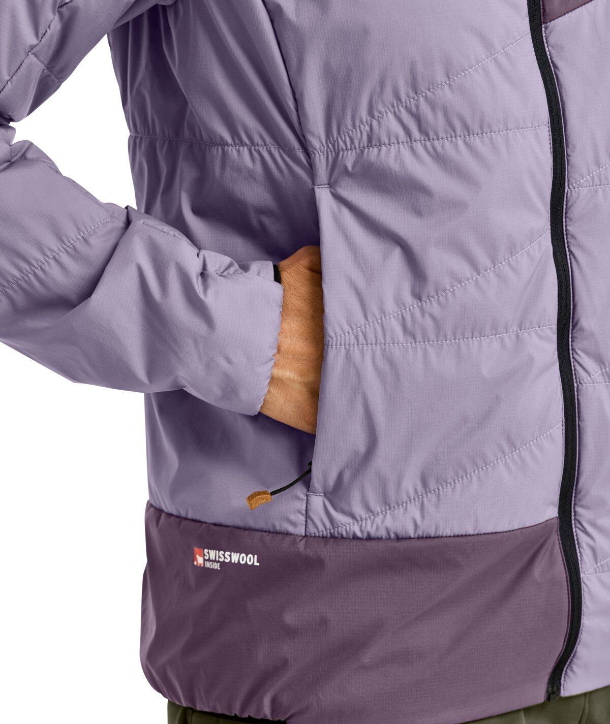 SWISSWOOL PIZ DUAN JACKET W lush lavender