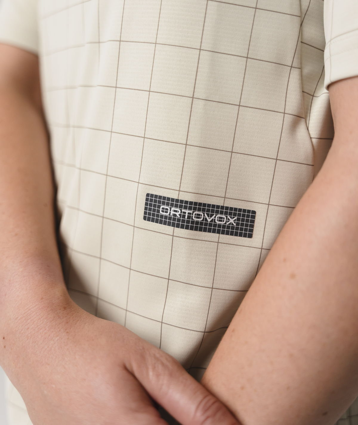 SEQUENCE TRAIL JERSEY TS W white tea