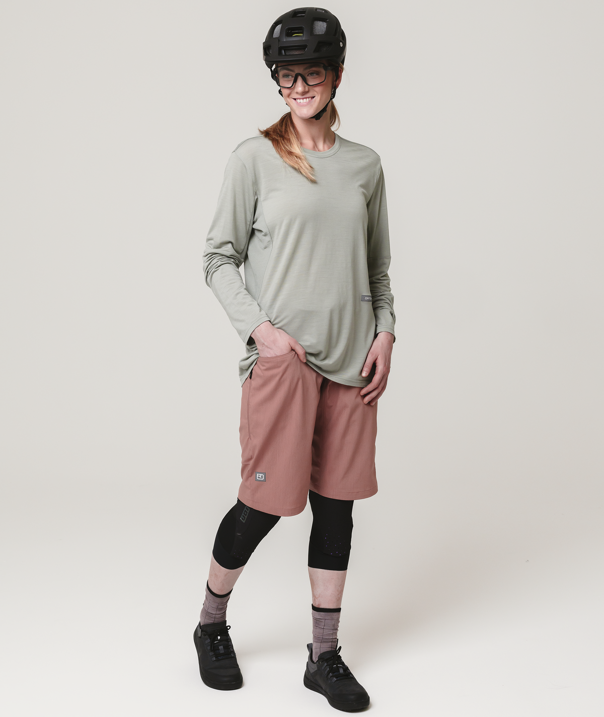 SEQUENCE FREE JERSEY LS W green sage