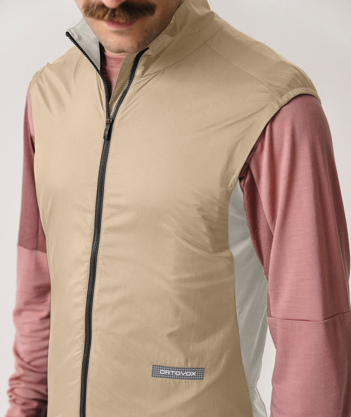 SEQUENCE WIND VEST M dark linen